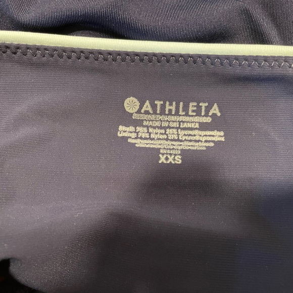 Athleta Color- Block High Waist Swim Bottom - Size XXS - Picture 3 of 3